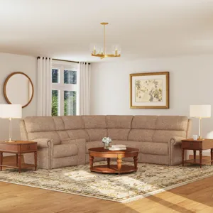 Power Reclining Sectional w/ Power Headrest & Lumbar