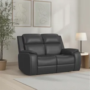 Ziggy Power Reclining Loveseat with Power Headrest, Lumbar, Heat & Massage