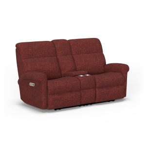 Davis Power Reclining Loveseat with Console & Power Headrests