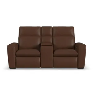 Sense Power Reclining Loveseat with Console, Power Headrest, Lumbar &amp; Pulse