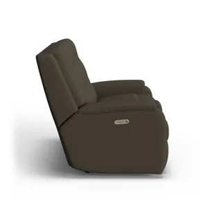 Power Reclining Loveseat with Console & Power Headrests