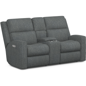 Score Power Reclining Loveseat with Console & Power Headrests & Lumbar