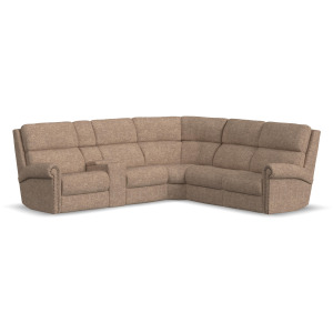 Bernard Power Reclining Sectional w/ Power Headrest & Lumbar
