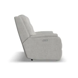 Power Reclining Loveseat with Console & Power Headrests