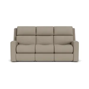 Power Reclining Sofa with Power Headrests & Lumbar