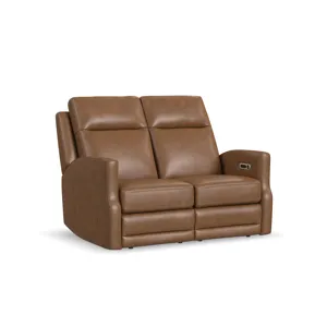 Power Reclining Loveseat with Power Headrests and Lumbar
