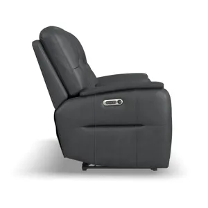 Power Reclining Loveseat with Console and Power Headrests