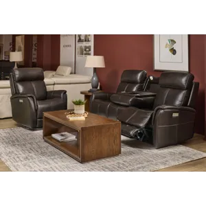 View Power Swivel Recliner with Power Headrest