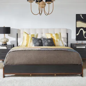 Waterfall 4 PC Upholstered Bedroom Set