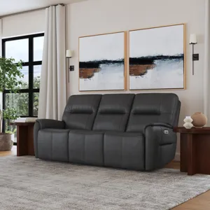 Power Reclining Sofa with Power Headrests