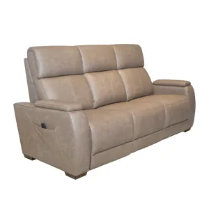 Vibe Power Reclining Sofa with Console, Power Headrest, Lumbar, Heat, Massage & Pulse