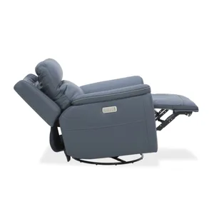 Swivel Glider with Power Headrest, Lumbar, Heat & Massage