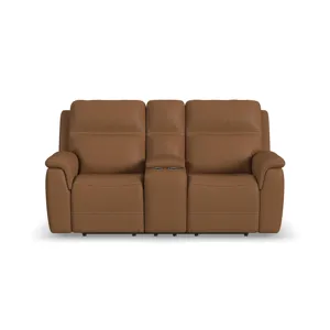 Pwr Recl Loveseat w/ Console, Pwr Hdrsts, Lumbar