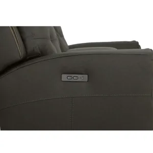 Power Reclining Loveseat with Console & Power Headrests
