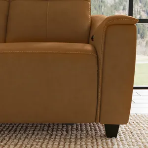 Power Reclining Loveseat with Console & Power Headrests