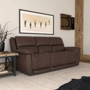 Power Reclining Sofa with Power Headrests