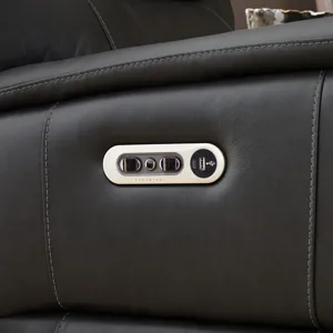 Power Reclining Loveseat with Console and Power Headrests