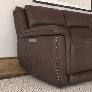 Power Reclining Sofa with Power Headrests