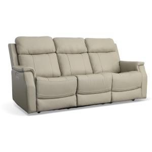 Easton Power Reclining Sofa with Power Headrests & Lumbar
