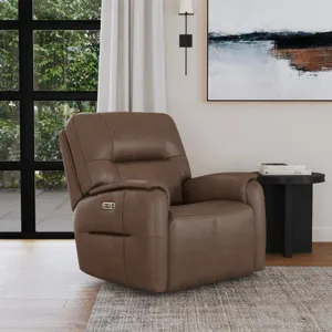 Power Gliding Recliner with Power Headrest