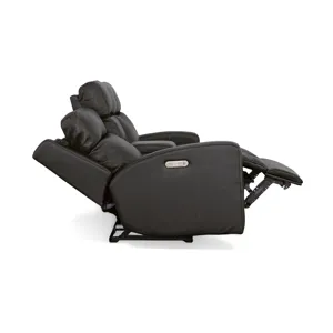 Power Reclining Loveseat with Console & Power Headrests