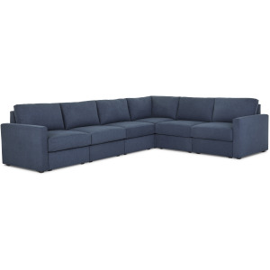 Flex 6-Seat Sectional with Standard Arm