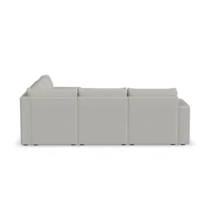 5-Seat Sectional with Wide Arm