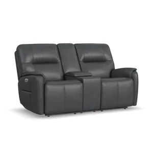 Wilson Power Reclining Loveseat with Console and Power Headrests