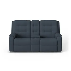 Power Reclining Loveseat with Console & Power Headrests & Lumbar