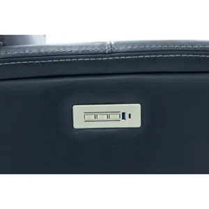 Power Reclining Sofa with Console, Power Headrests & Lumbar