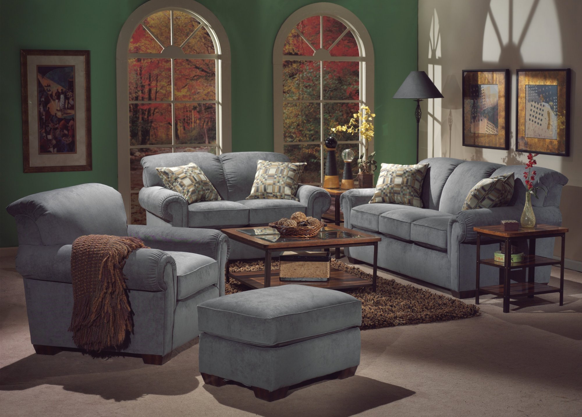 Main Street Fabric Loveseat 598820 by Flexsteel Furniture at Missouri