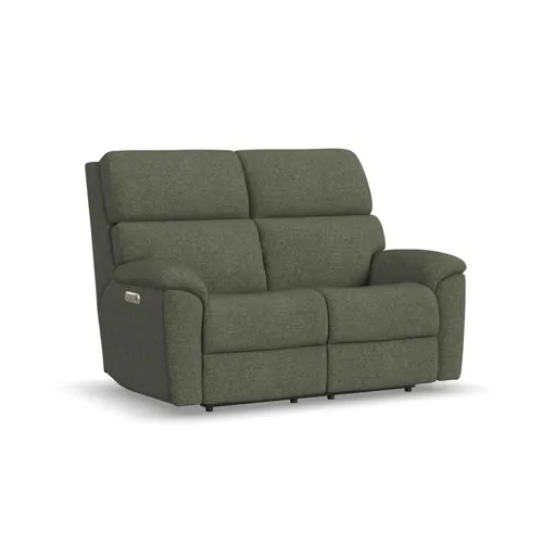 Porter Power Reclining Sofa with Console, Power Headrest, & Lumbar