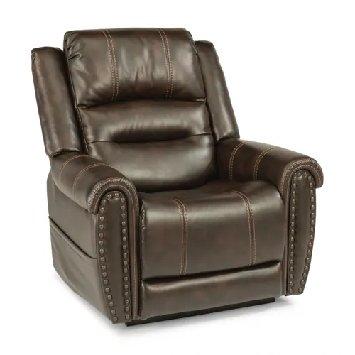 Oscar Fabric Power Lift Reclining Chair w/Power Headrests