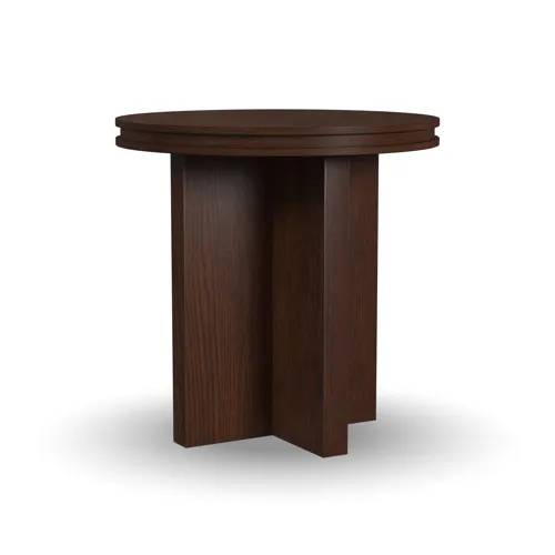 Waterfall Round End Table