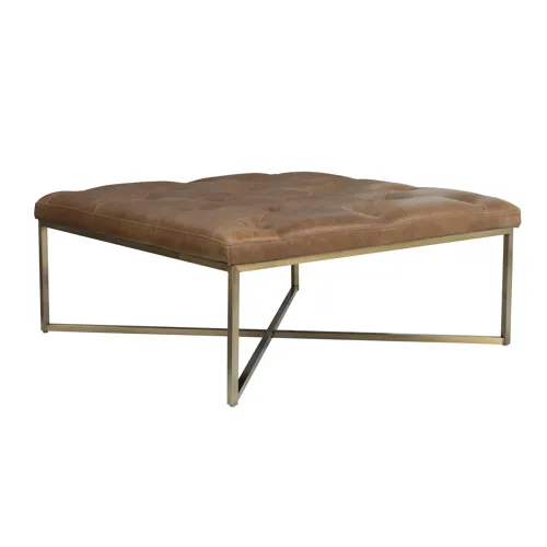 Hamilton Square Upholstered Ottoman