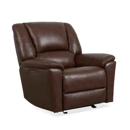 Plush Perfect Match Power Gliding Recliner with Power Headrest & Lumbar