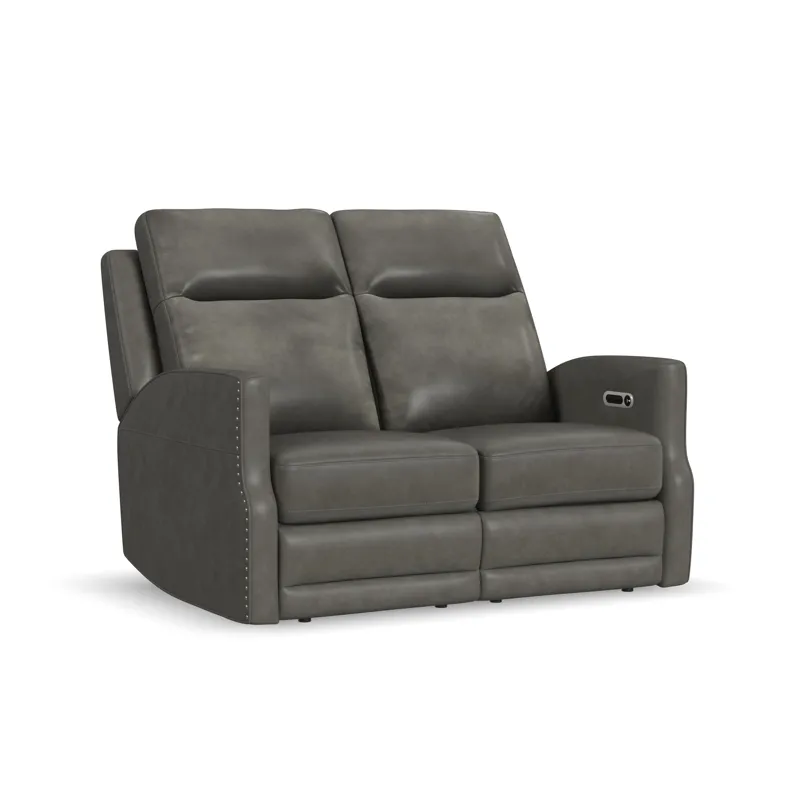 Power Reclining Loveseat with Power Headrests and Lumbar