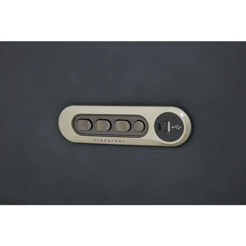 Power Reclining Sofa with Console, Power Headrest & Lumbar