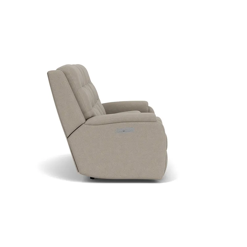 Power Reclining Loveseat with Console & Power Headrests & Lumbar
