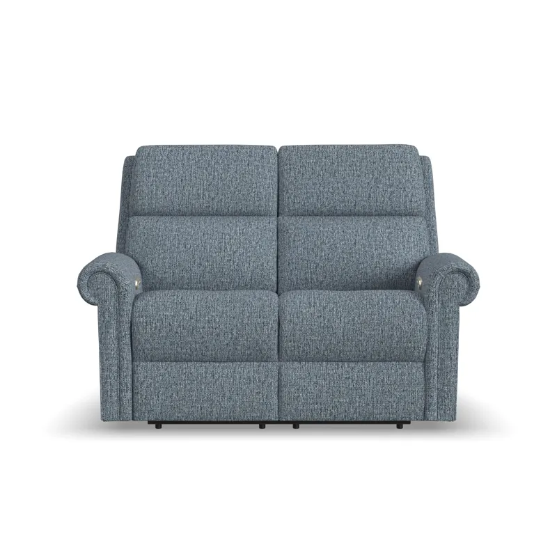 Power Reclining Loveseat with Power Headrest & Lumbar