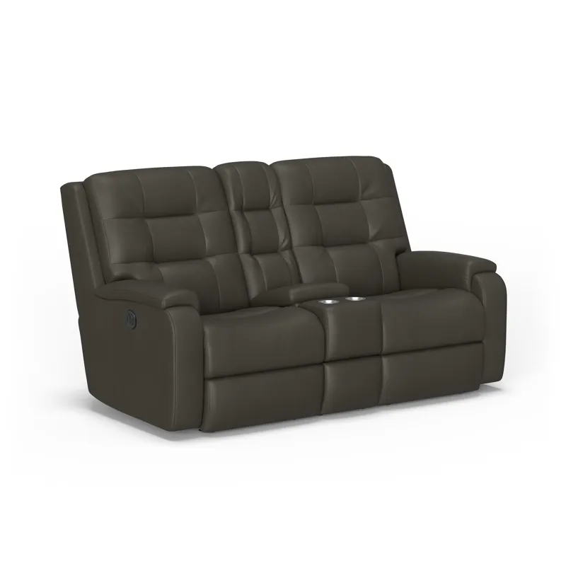 Power Reclining Loveseat with Console
