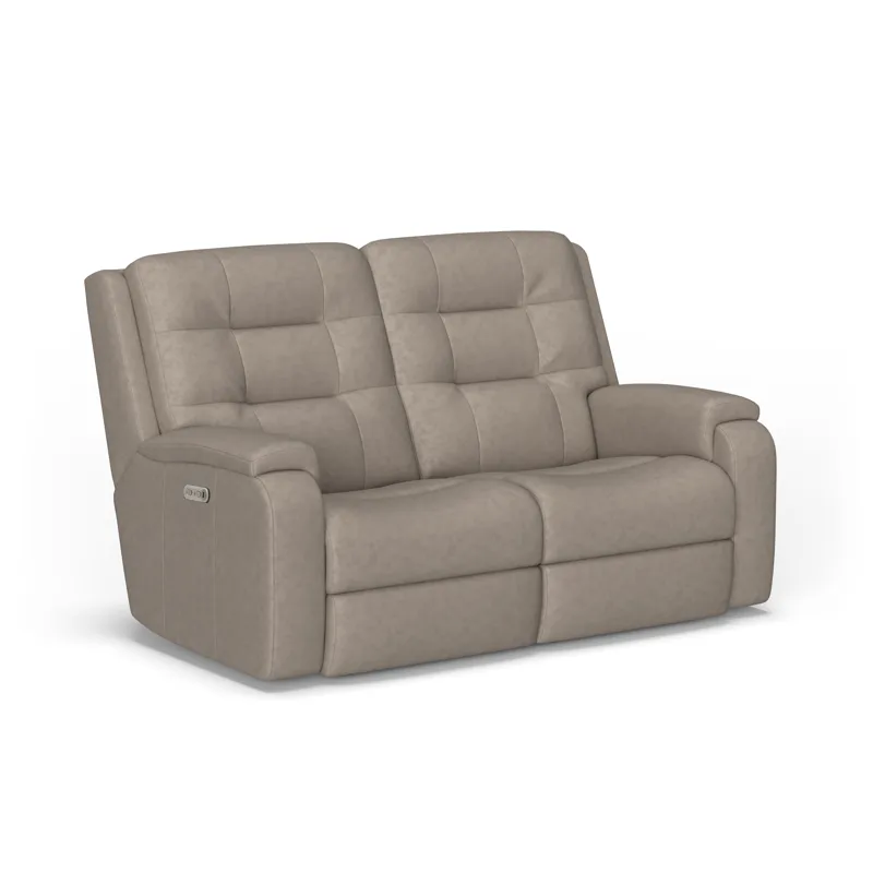 Power Reclining Loveseat with Power Headrests