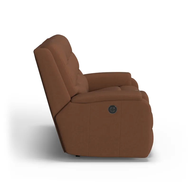 Power Reclining Loveseat with Console