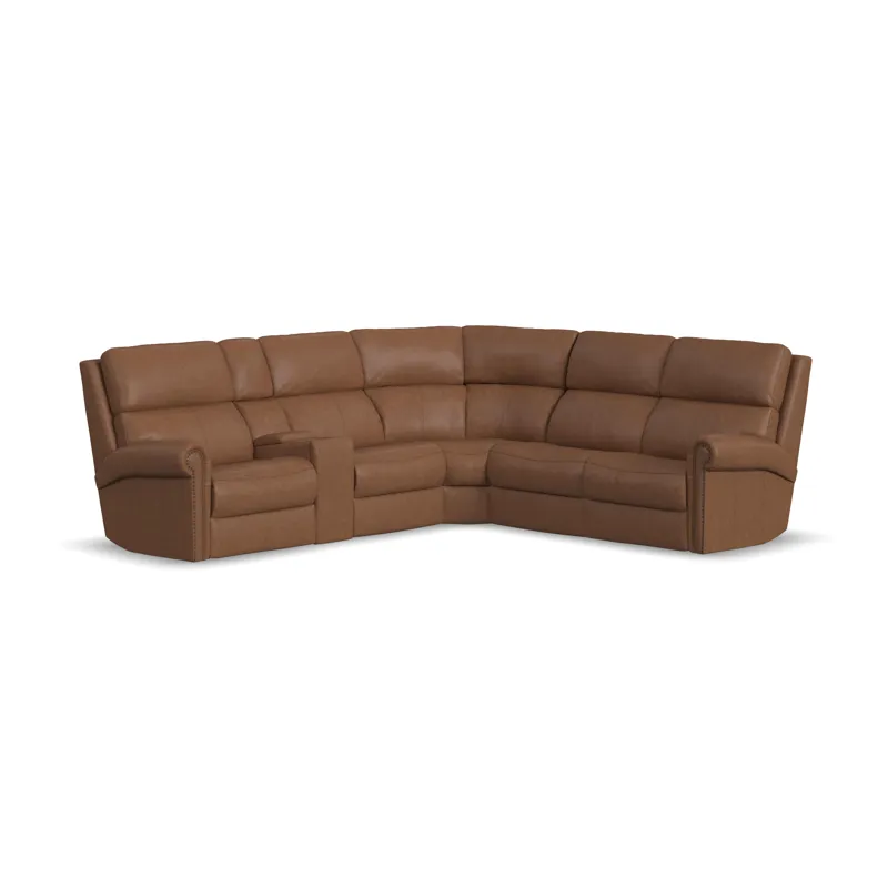 Power Reclining Sectional w/ Power Headrest & Lumbar