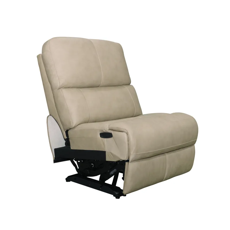Armless Power Recliner with Power Headrest & Lumbar