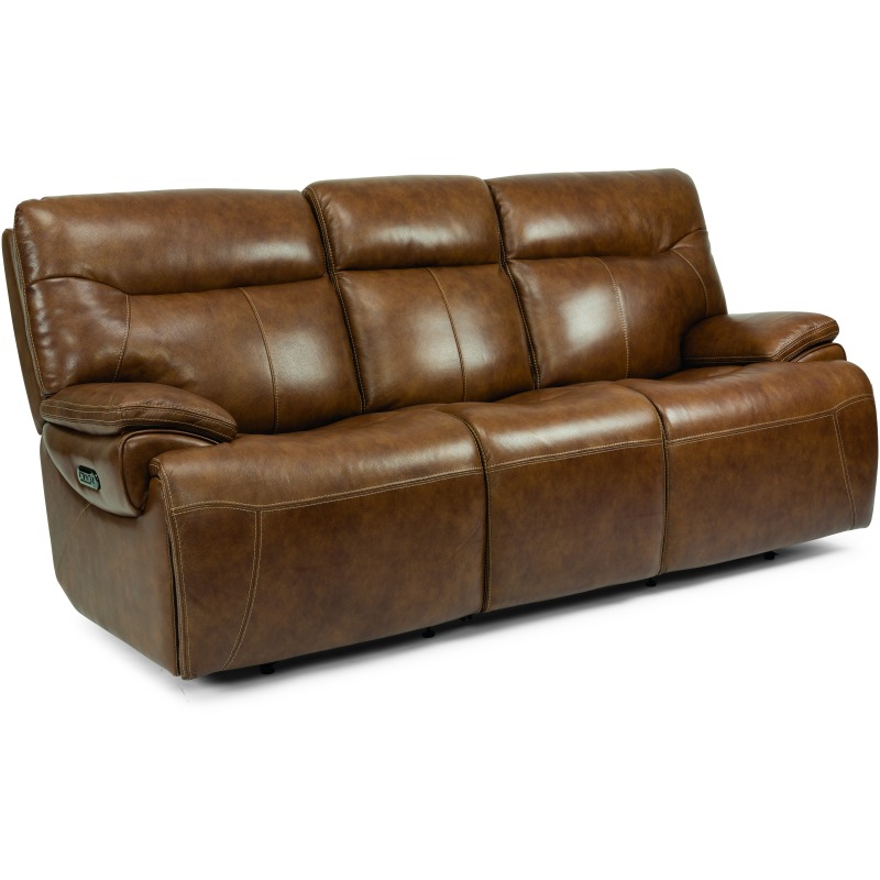 Saddle Power Reclining Sofa with Power Headrests 193262PH by Flexsteel