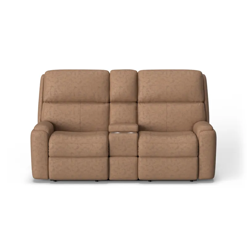 Power Reclining Loveseat with Console