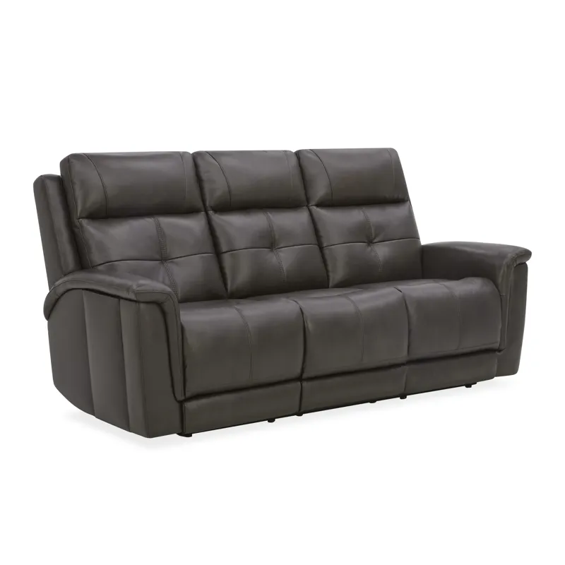 Power Reclining Sofa with Console, Power Headrest, Lumbar, Heat & Massage