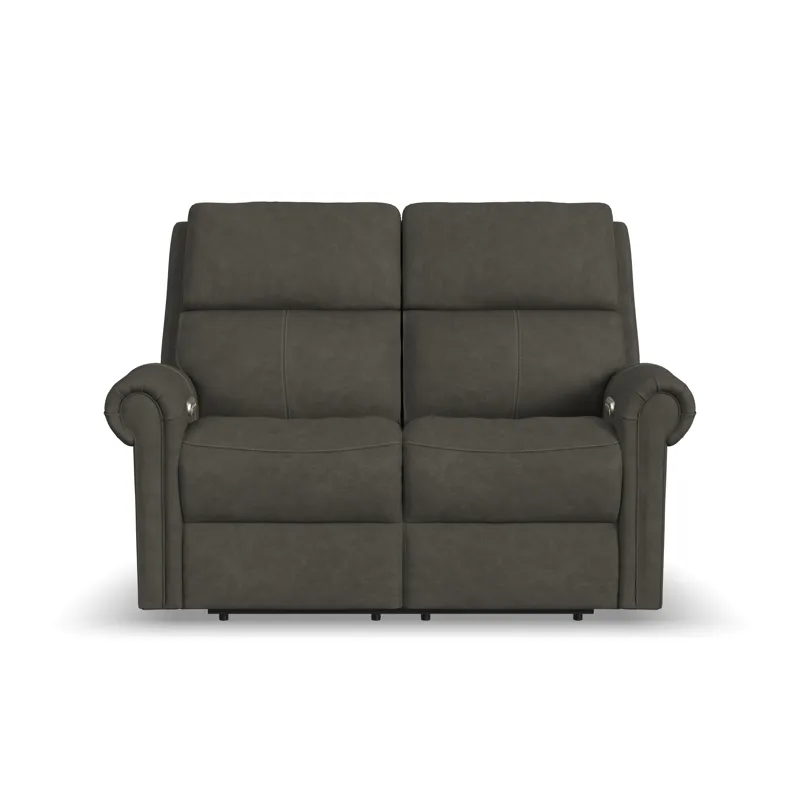 Power Reclining Loveseat with Power Headrests & Lumbar