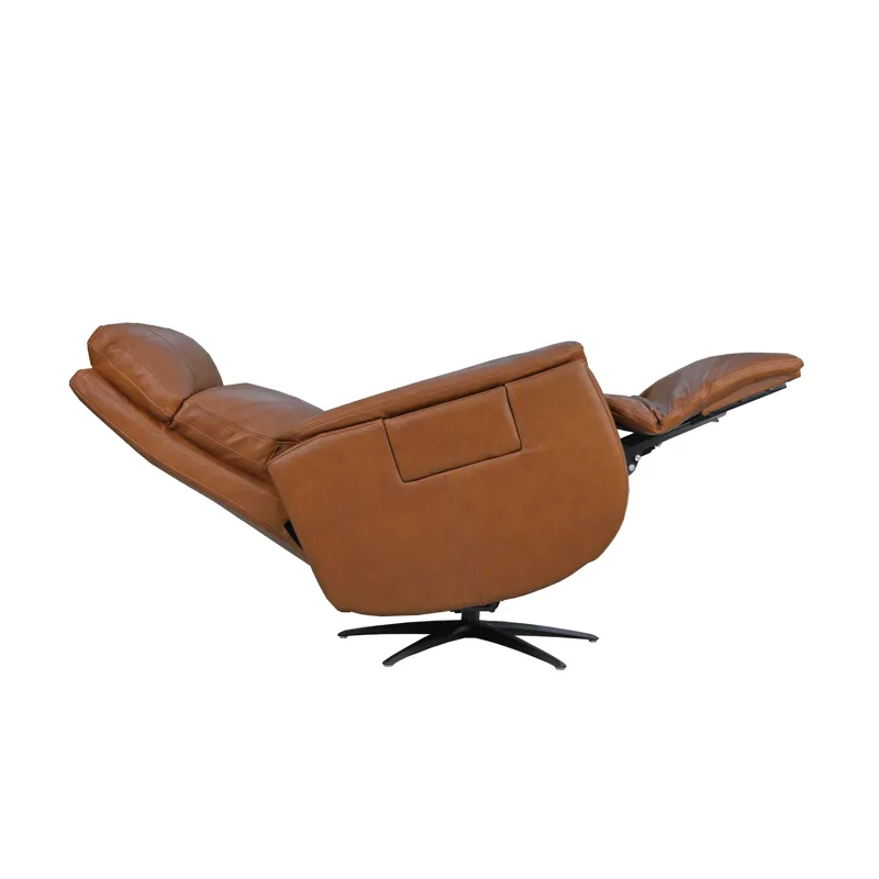Cove Power Swivel Recliner with Power Headrest, Lumbar, Heat, & Massage